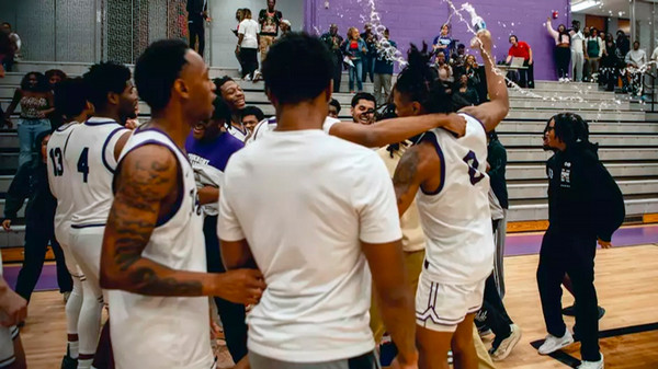 knights players celebrate